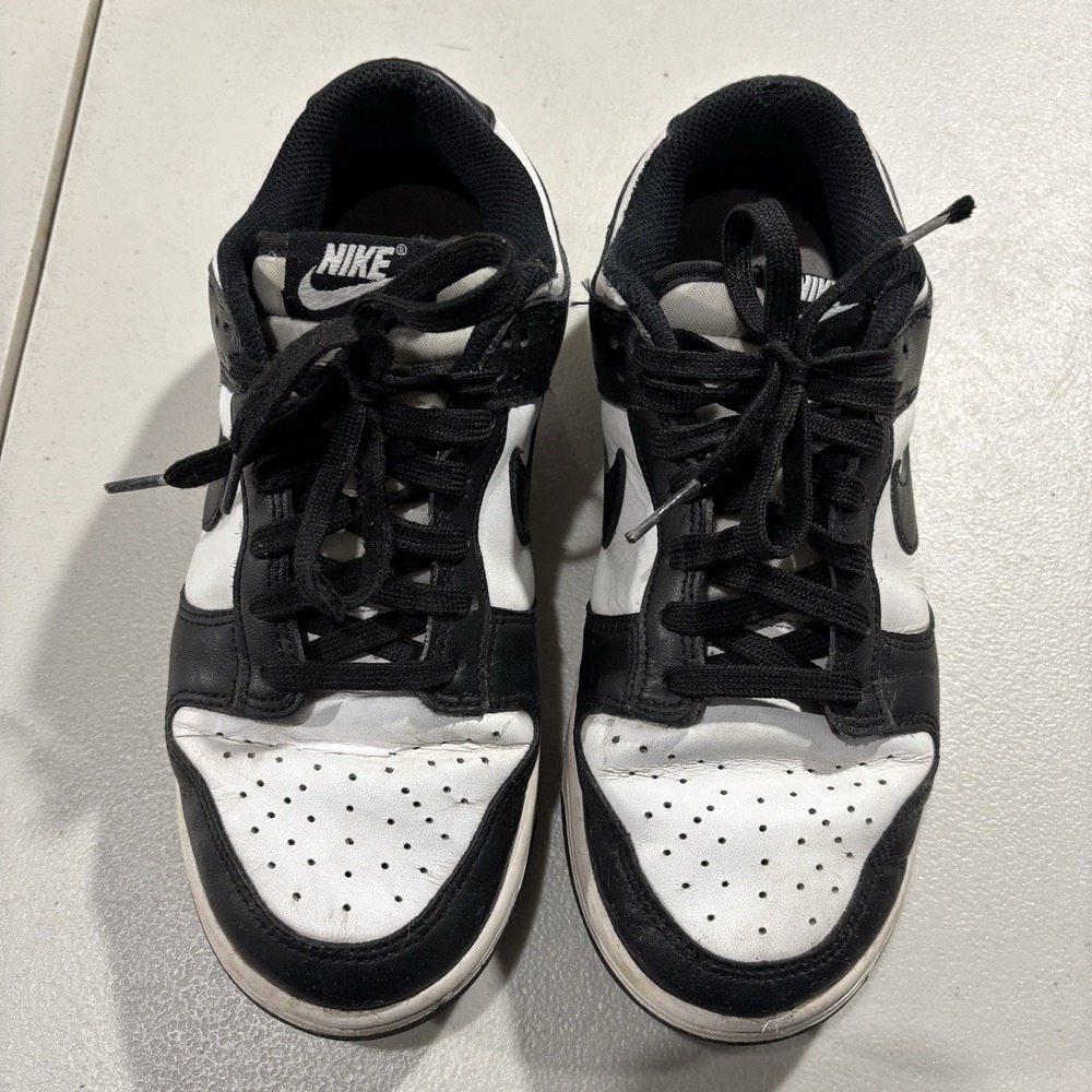 Nike Dunk Low Sneakers Women's 8 Retro White Black Panda Shoes